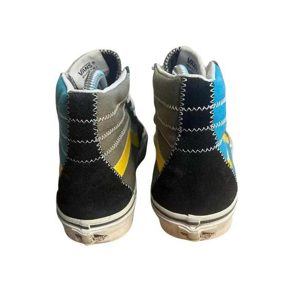 Vans Sk8-Hi Zig Zag High Top Sneakers Multicolor Skate Shoes Women’s Size 5 - Picture 7 of 10